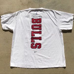 Vtg 90s Nike Chicago Bulls Double Sided Shirt MJ